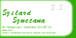 szilard szmetana business card